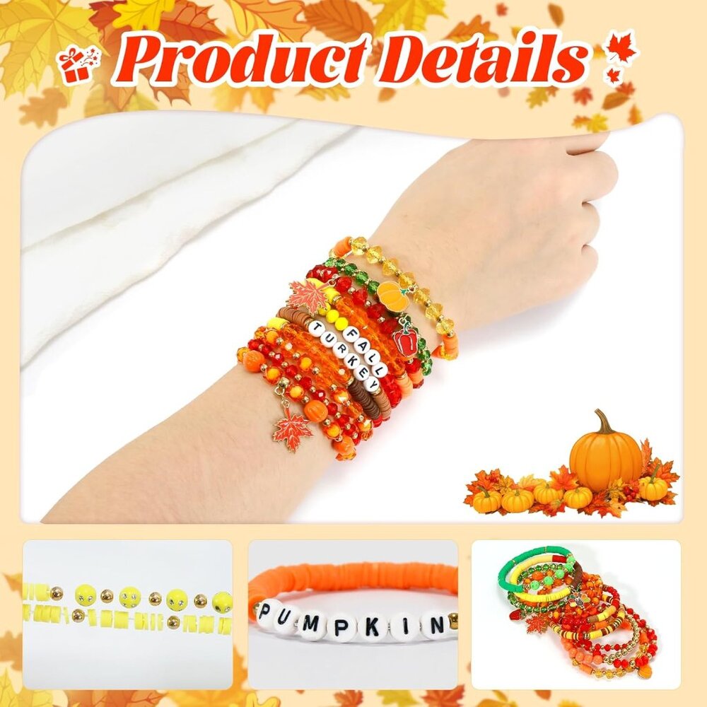 40pcs Stackable Friendship Bracelets Set, Boho St… - image 3